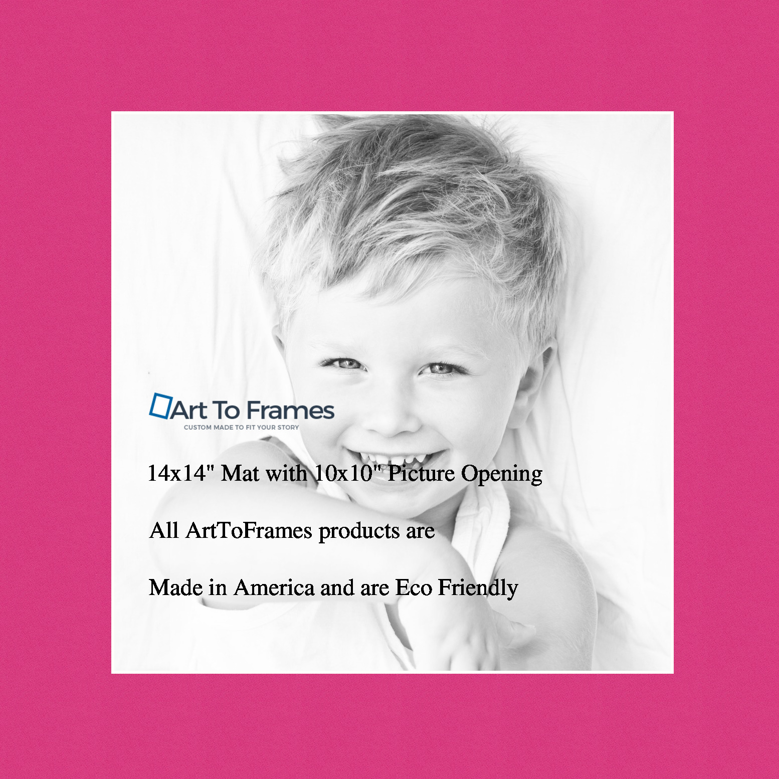 ArtToFrames Custom Pink Tulip Picture Photo Frame Mat Matting Board - Picture 23 of 41