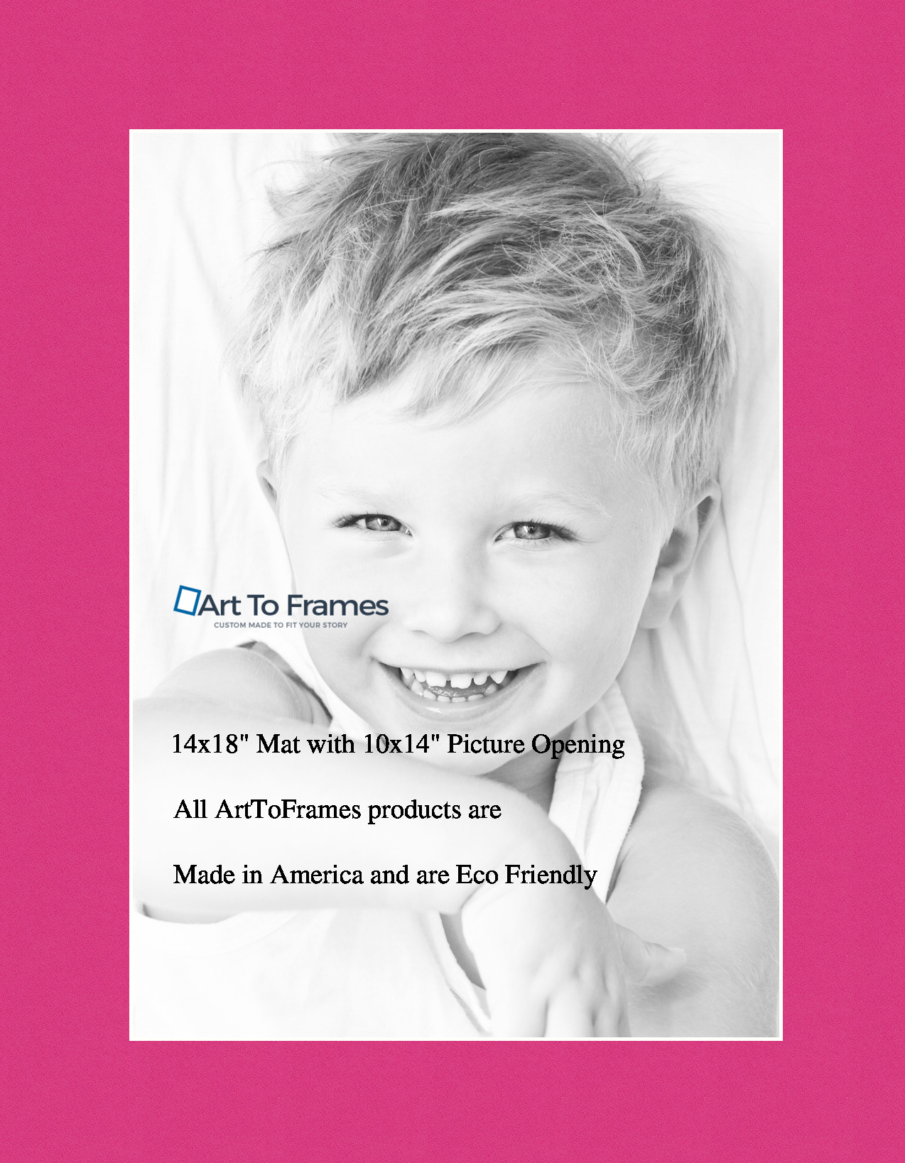 ArtToFrames Custom Pink Tulip Picture Photo Frame Mat Matting Board - Picture 24 of 41