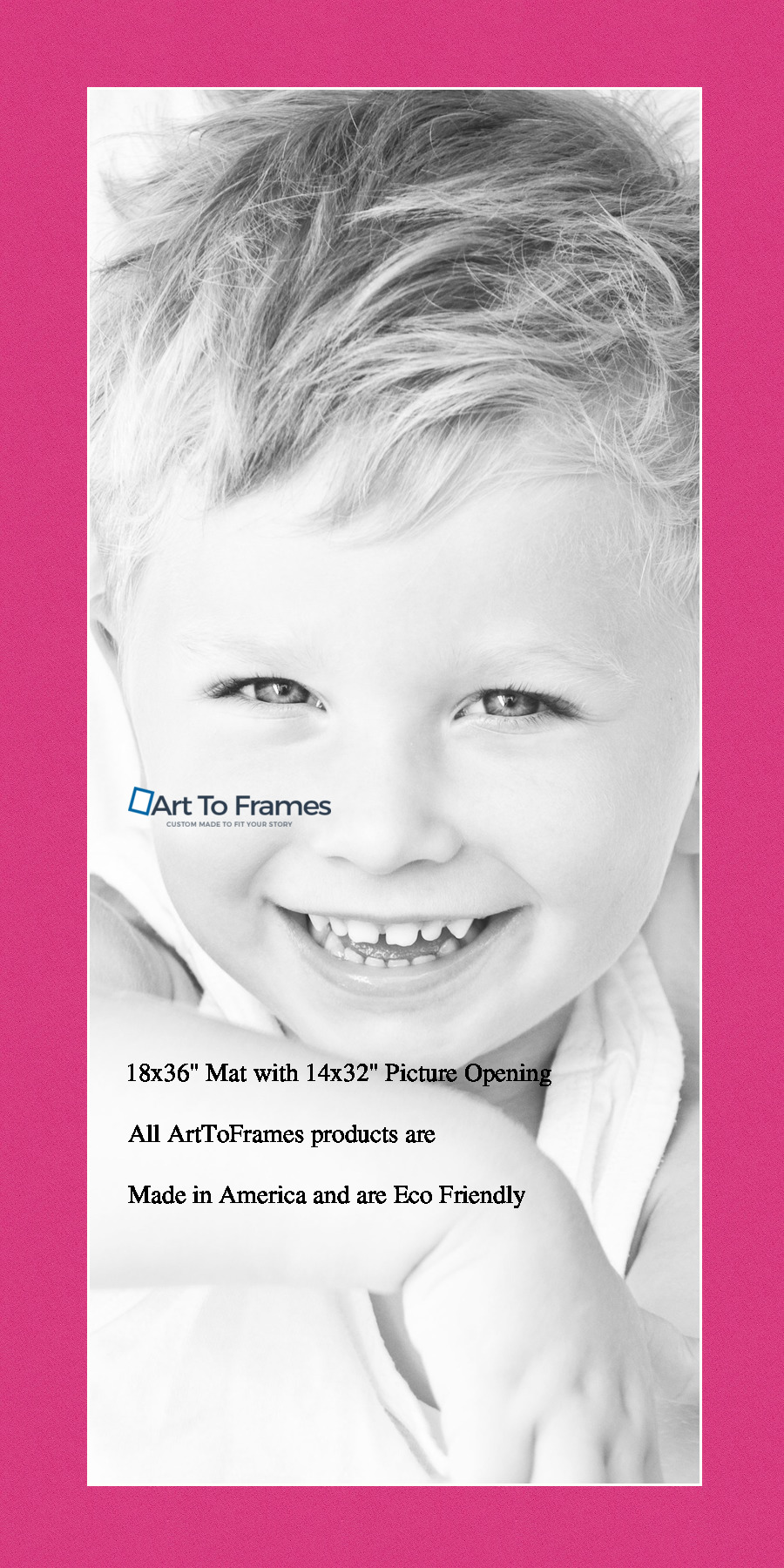 ArtToFrames Custom Pink Tulip Picture Photo Frame Mat Matting Board - Picture 31 of 41