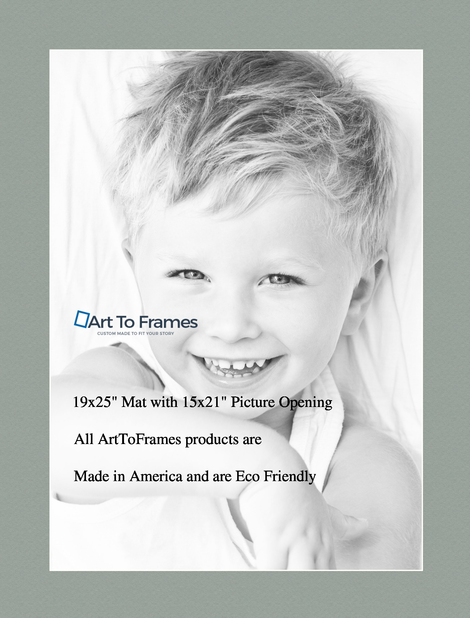 ArtToFrames Custom Green Silverpine Picture Photo Frame Mat Matting Board LG - Picture 11 of 157