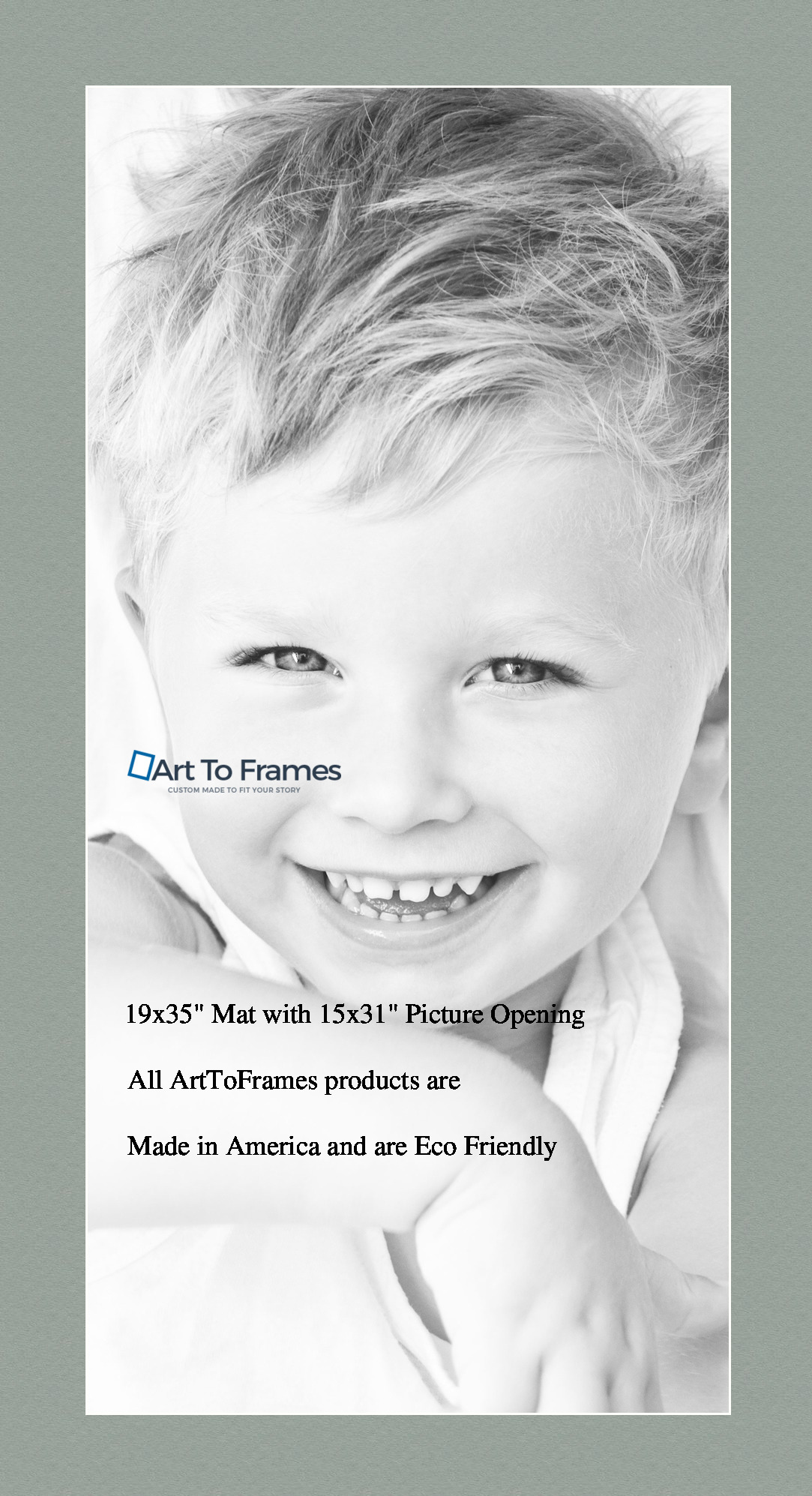 ArtToFrames Custom Green Silverpine Picture Photo Frame Mat Matting Board LG - Picture 21 of 157