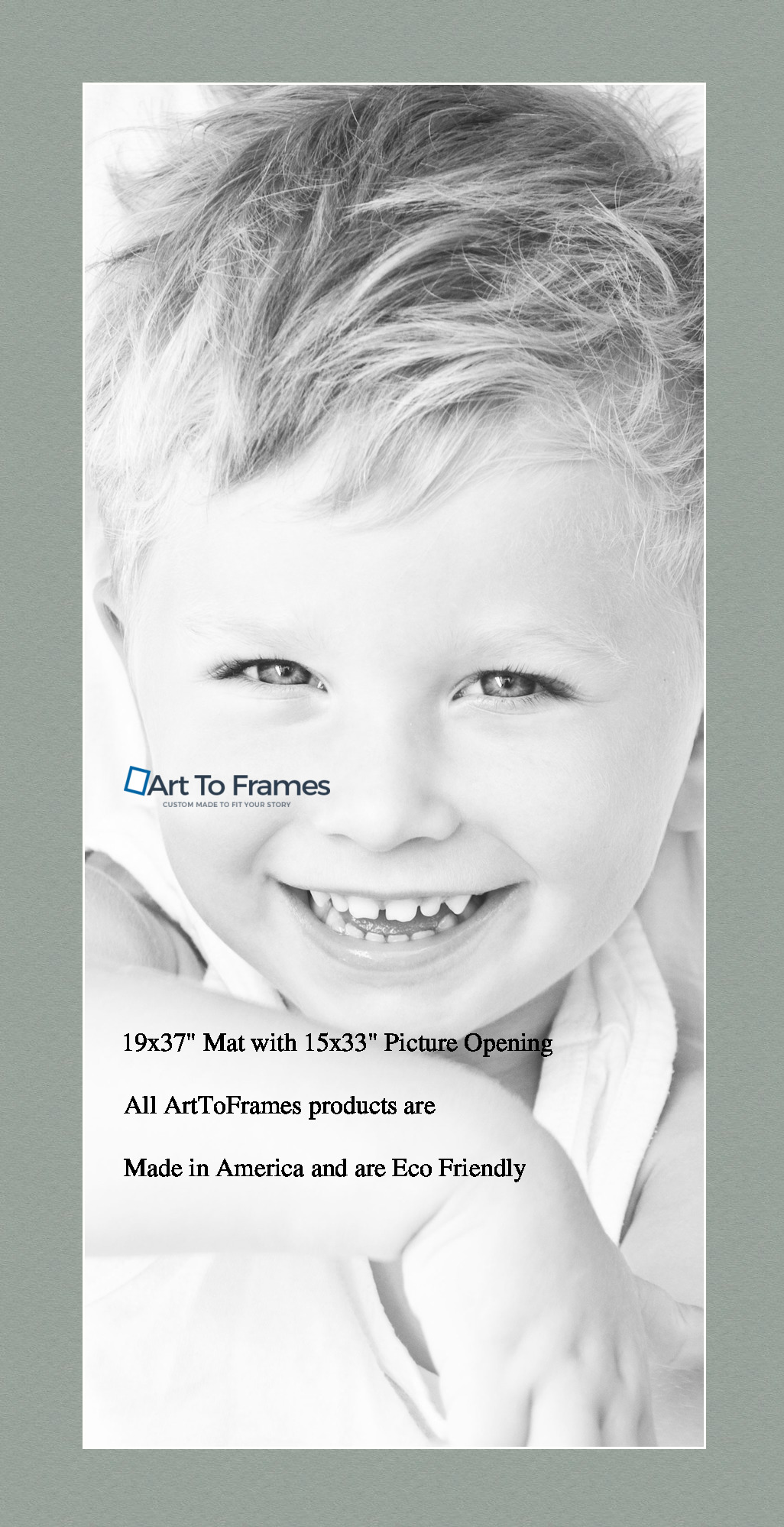 ArtToFrames Custom Green Silverpine Picture Photo Frame Mat Matting Board LG - Picture 23 of 157