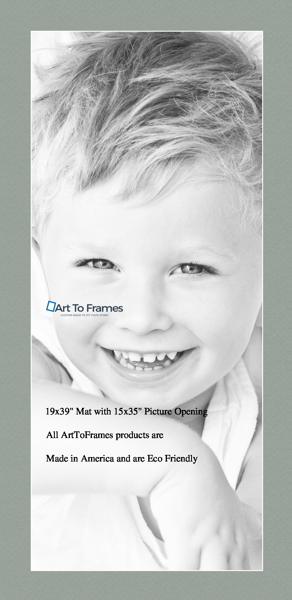 ArtToFrames Custom Green Silverpine Picture Photo Frame Mat Matting Board LG - Picture 25 of 157
