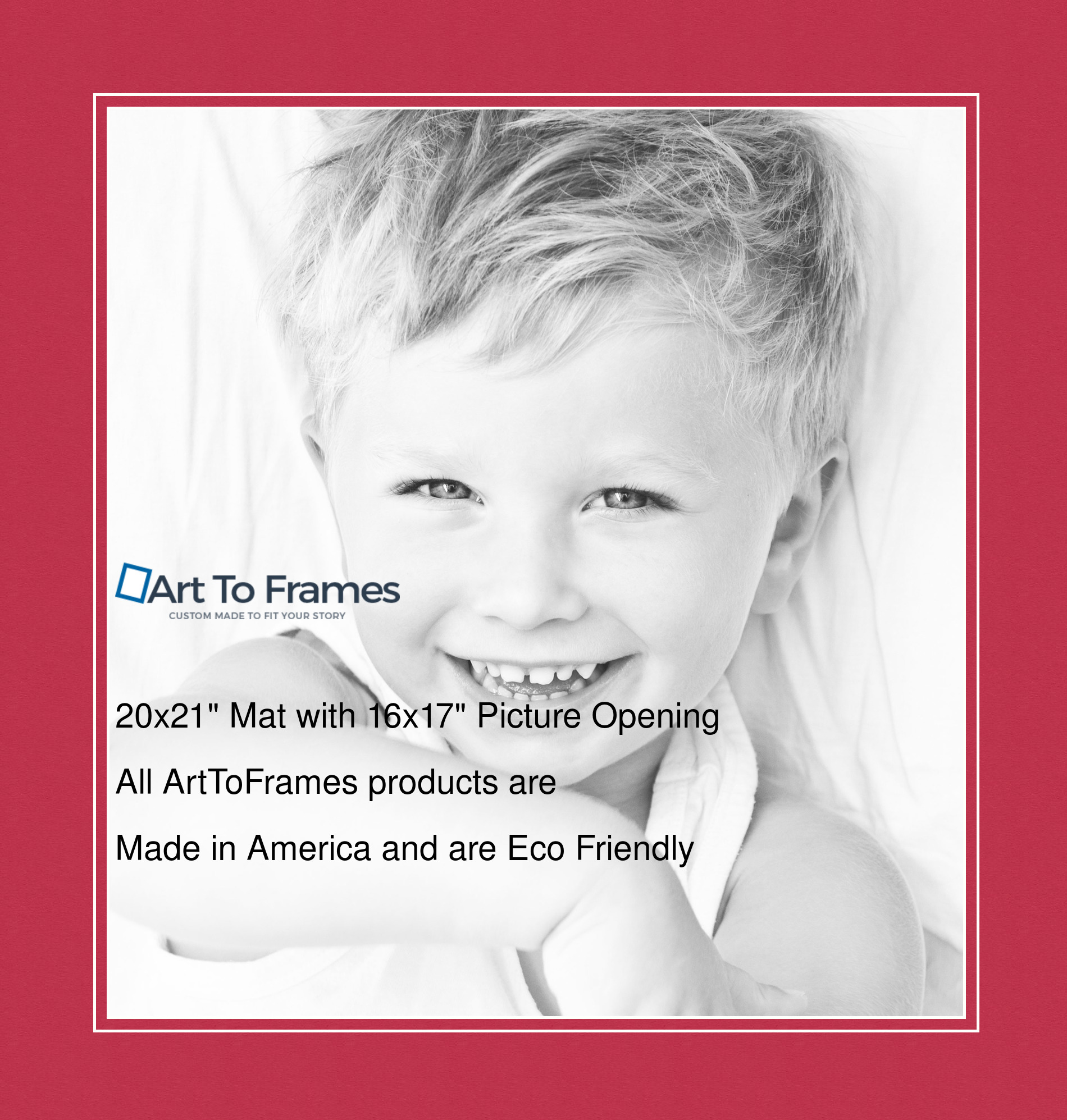 ArtToFrames Custom Red Rouge Picture Photo Frame Mat Matting Board LG - Picture 19 of 150
