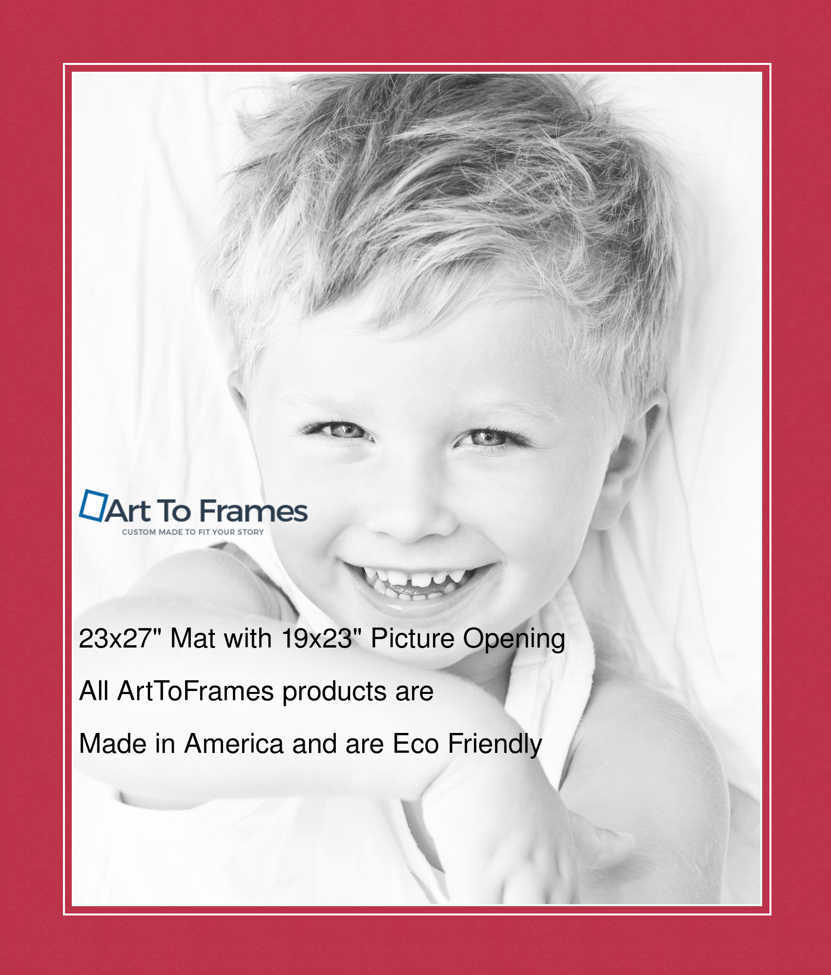 ArtToFrames Custom Red Rouge Picture Photo Frame Mat Matting Board LG - Picture 75 of 150