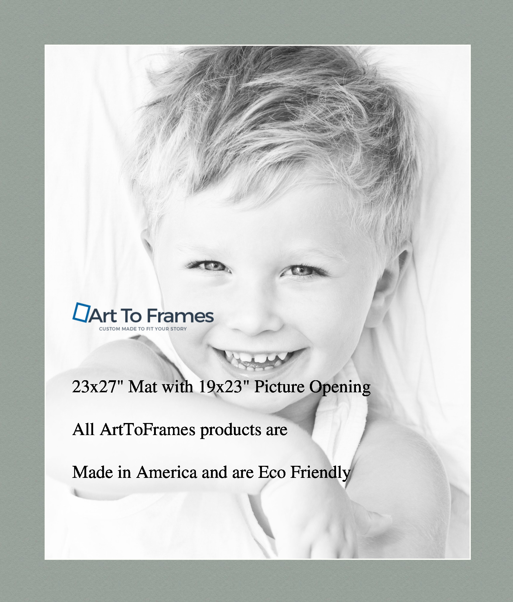 ArtToFrames Custom Green Silverpine Picture Photo Frame Mat Matting Board LG - Picture 82 of 157