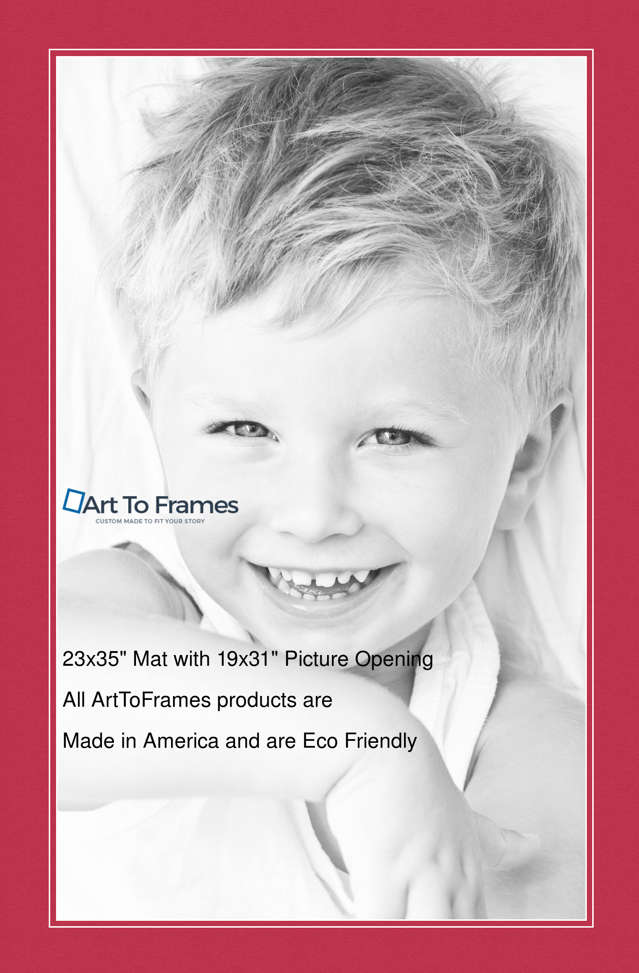 ArtToFrames Custom Red Rouge Picture Photo Frame Mat Matting Board LG - Picture 83 of 150
