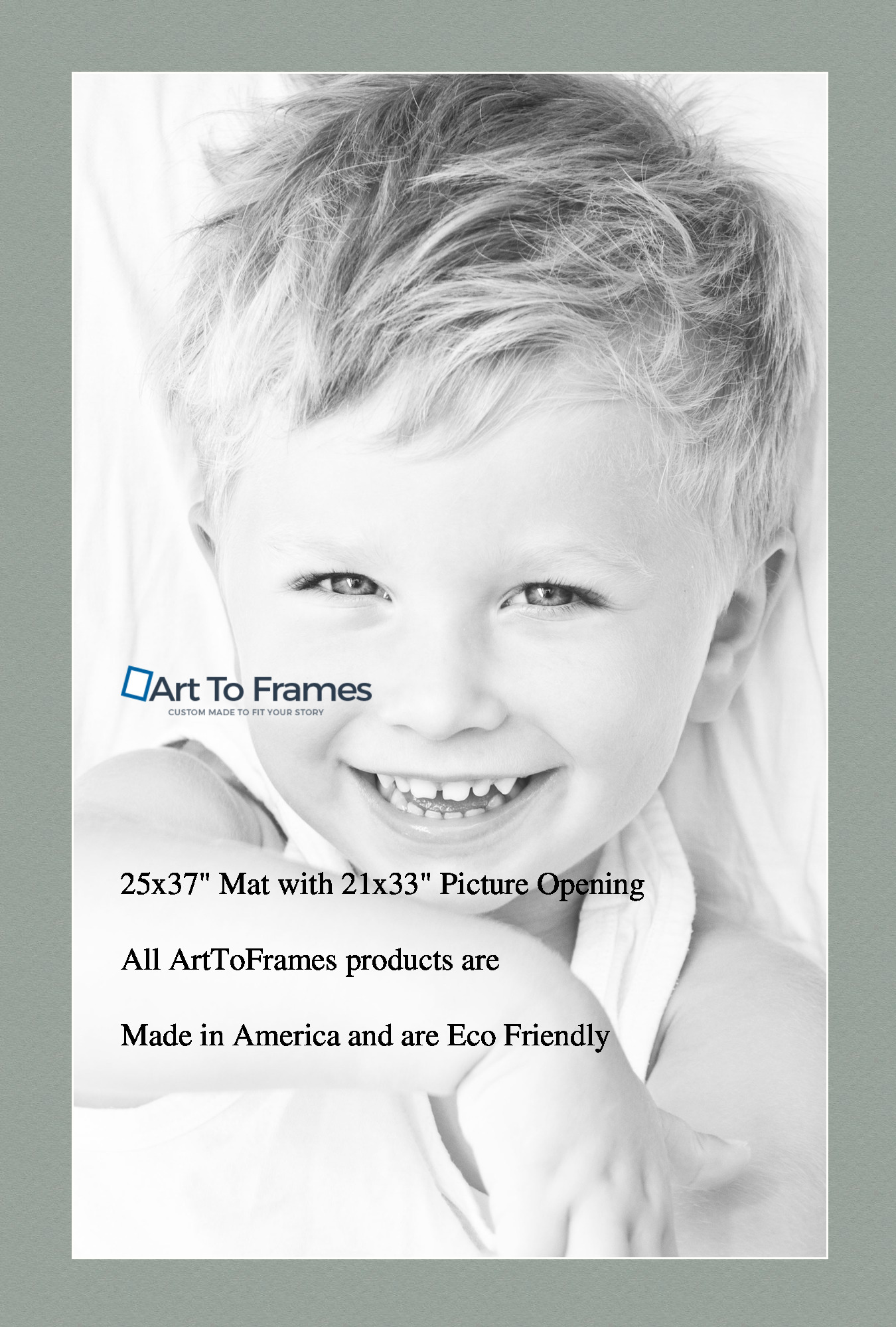 ArtToFrames Custom Green Silverpine Picture Photo Frame Mat Matting Board LG - Picture 119 of 157