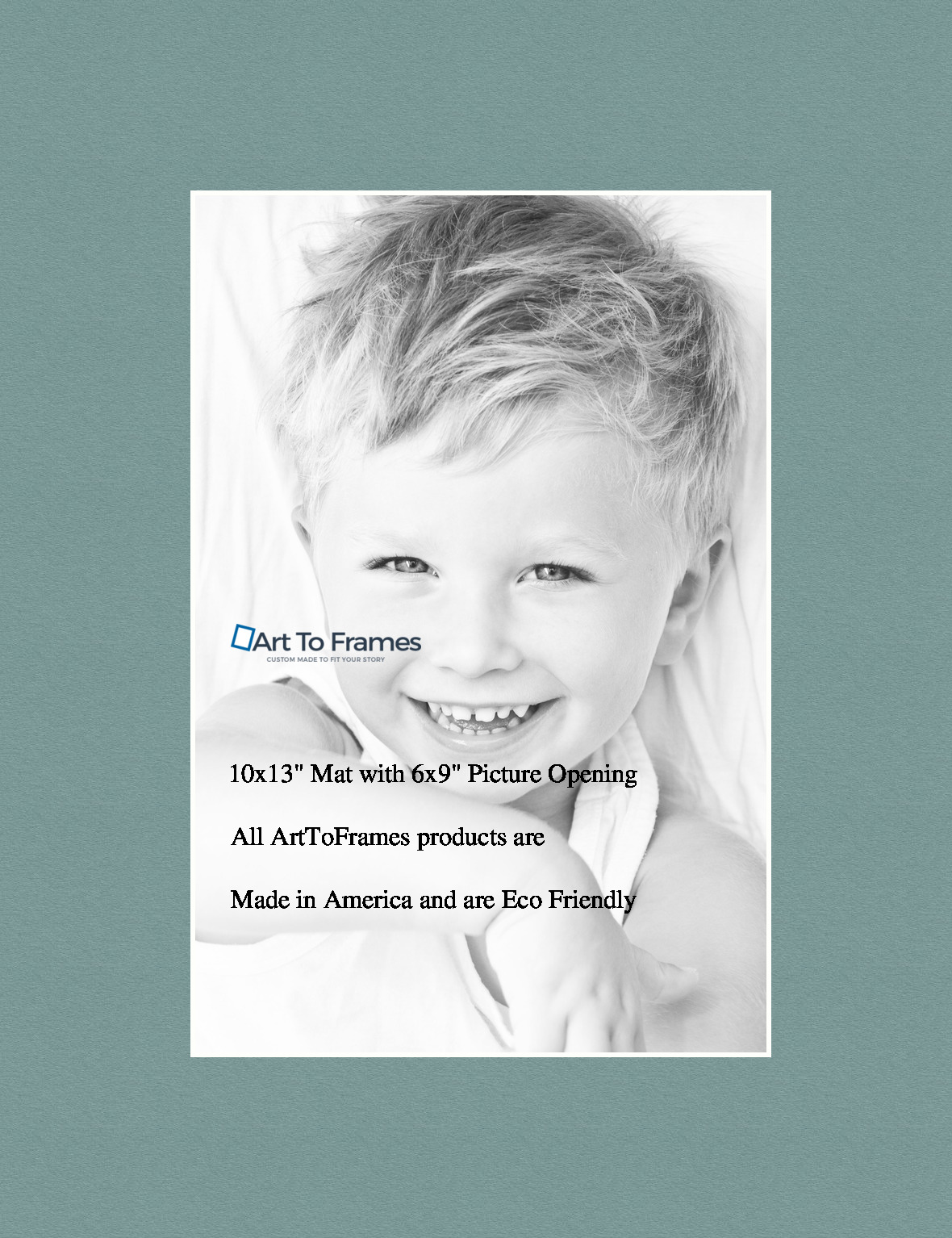 ArtToFrames Custom Nile Green Picture Photo Frame Mat Matting Board - Picture 13 of 41