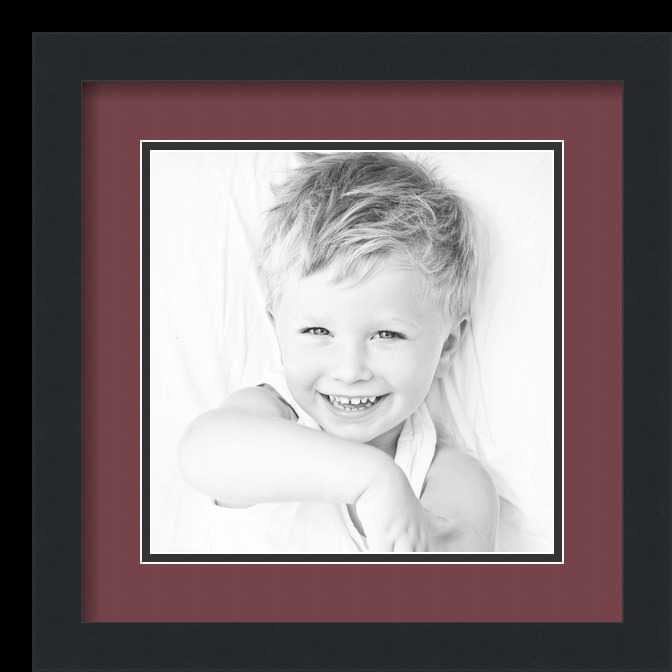 ArtToFrames matt 14x14 schwarzer Bilderrahmen mit 2" Doppelmatte, 10x10 Öffnung - Bild 386 von 497