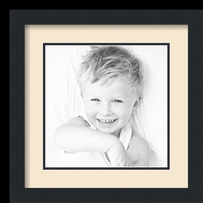 ArtToFrames matt 14x14 schwarzer Bilderrahmen mit 2" Doppelmatte, 10x10 Öffnung - Bild 266 von 497
