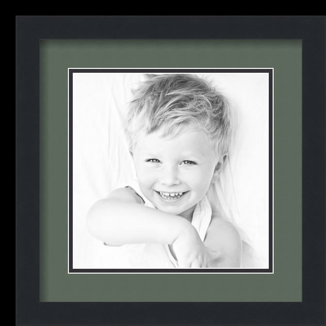 ArtToFrames matt 14x14 schwarzer Bilderrahmen mit 2" Doppelmatte, 10x10 Öffnung - Bild 234 von 497