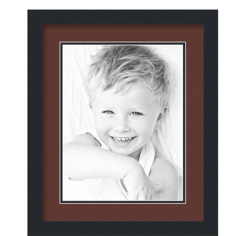ArtToFrames Matted 14x17 Black Picture Frame with 2" Double Mat, 10x13 Opening - Picture 394 of 497