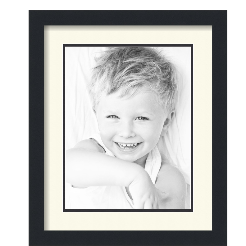 ArtToFrames Matted 14x17 Black Picture Frame with 2" Double Mat, 10x13 Opening - Picture 426 of 497