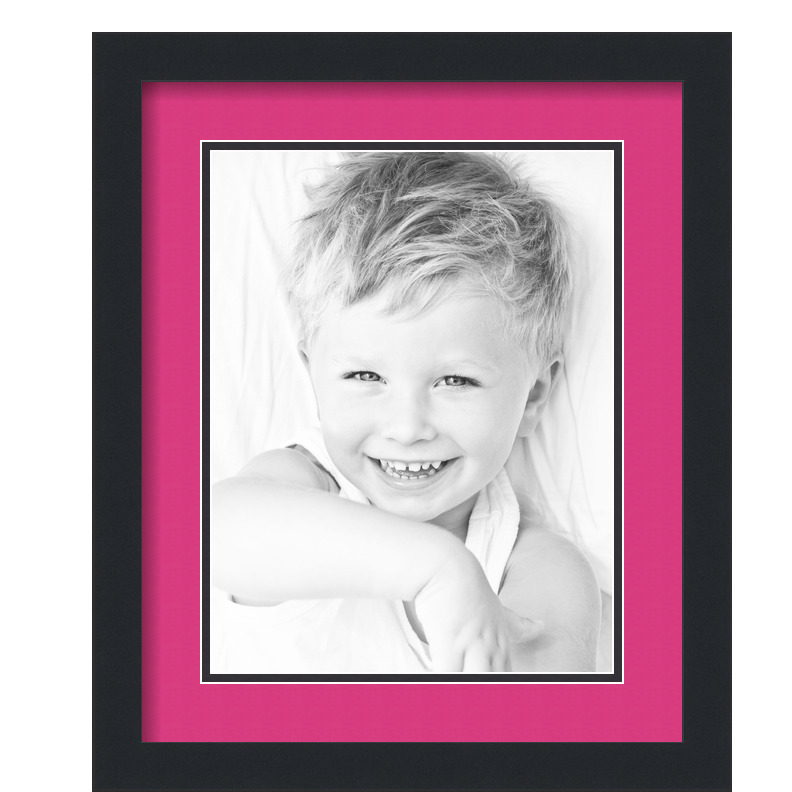 ArtToFrames Matted 14x17 Black Picture Frame with 2" Double Mat, 10x13 Opening - Picture 362 of 497