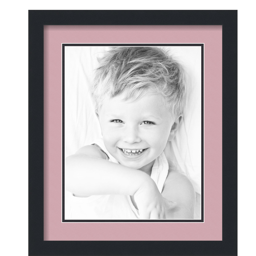 ArtToFrames Matted 15x18 Black Picture Frame with 2" Double Mat, 11x14 Opening - Picture 354 of 497