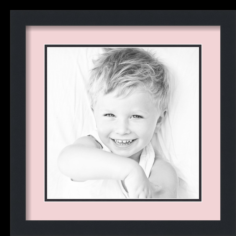 ArtToFrames Matted 16x16 Black Picture Frame with 2" Double Mat, 12x12 Opening - Picture 338 of 497