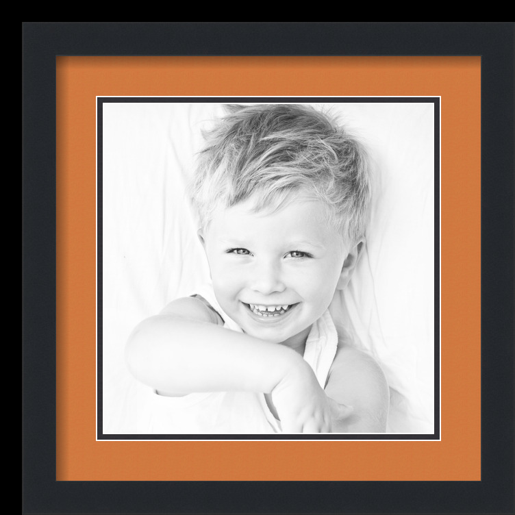 ArtToFrames Matted 16x16 Black Picture Frame with 2" Double Mat, 12x12 Opening - Picture 322 of 497