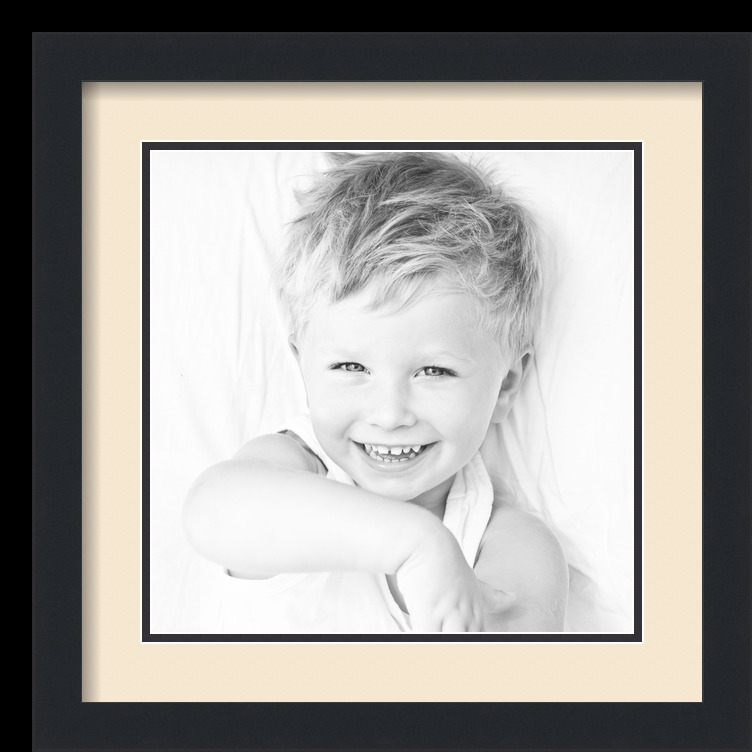 ArtToFrames Matted 16x16 Black Picture Frame with 2" Double Mat, 12x12 Opening - Picture 266 of 497