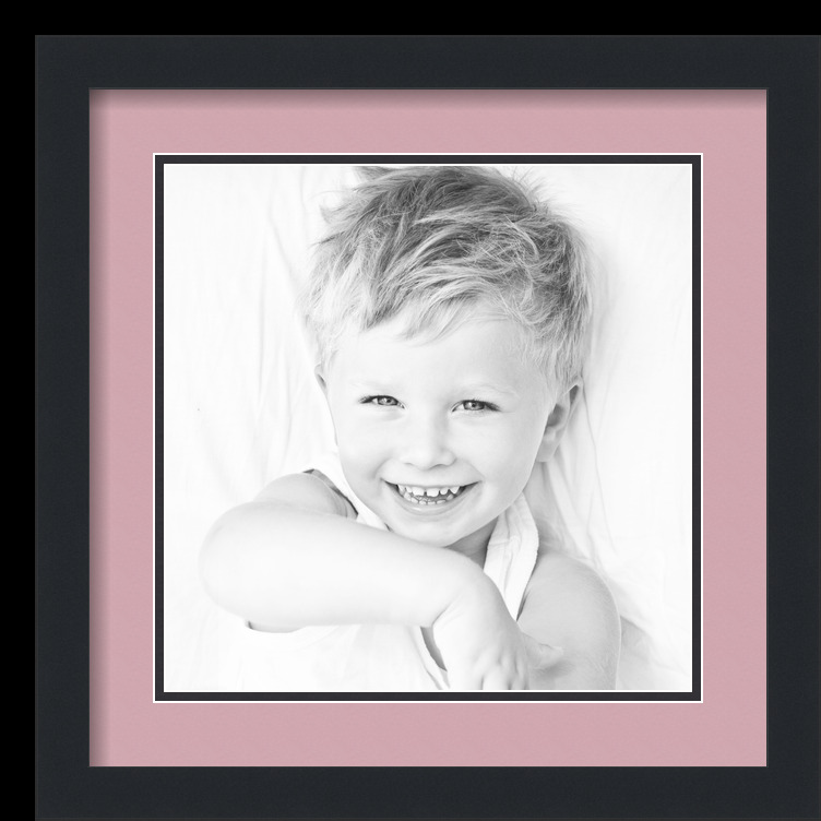 ArtToFrames Matted 16x16 Black Picture Frame with 2" Double Mat, 12x12 Opening - Picture 354 of 497