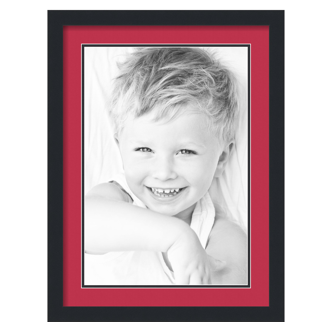 Marco de foto negro enmarañado ArtToFrames 17x23 con alfombra doble de 2", apertura de 13x19 - Imagen 402 de 497