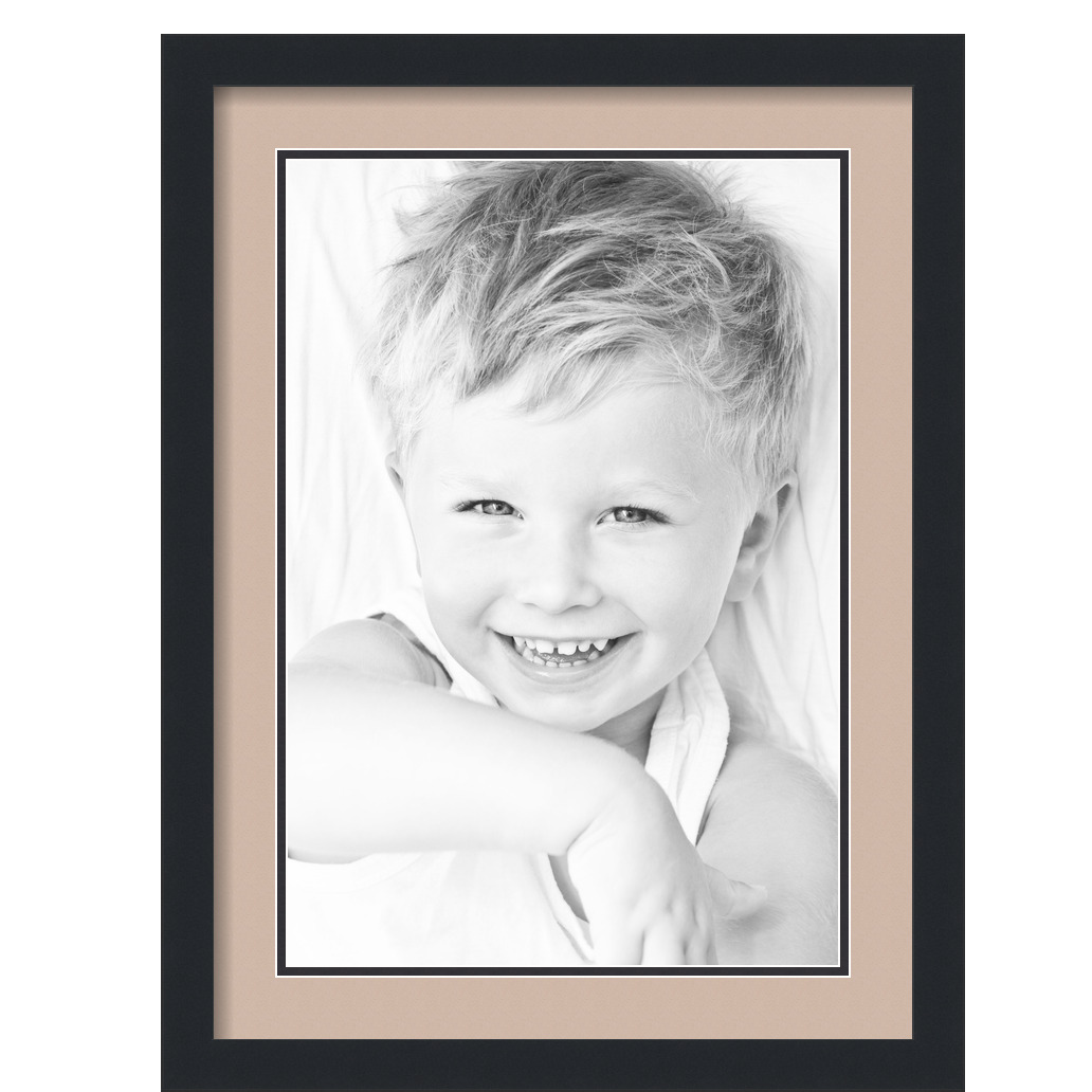 Marco de foto negro enmarañado ArtToFrames 17x23 con alfombra doble de 2", apertura de 13x19 - Imagen 194 de 497