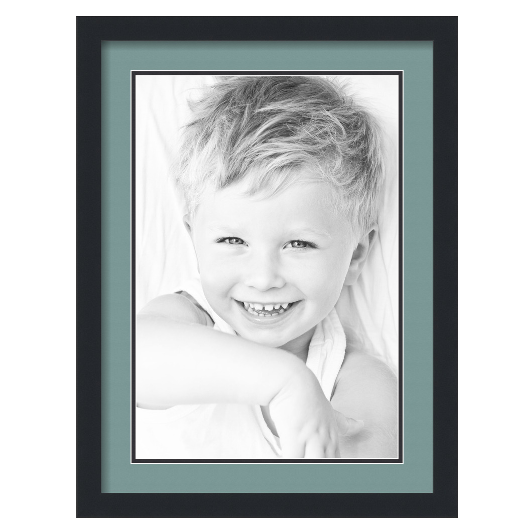 Marco de foto negro enmarañado ArtToFrames 17x23 con alfombra doble de 2", apertura de 13x19 - Imagen 250 de 497