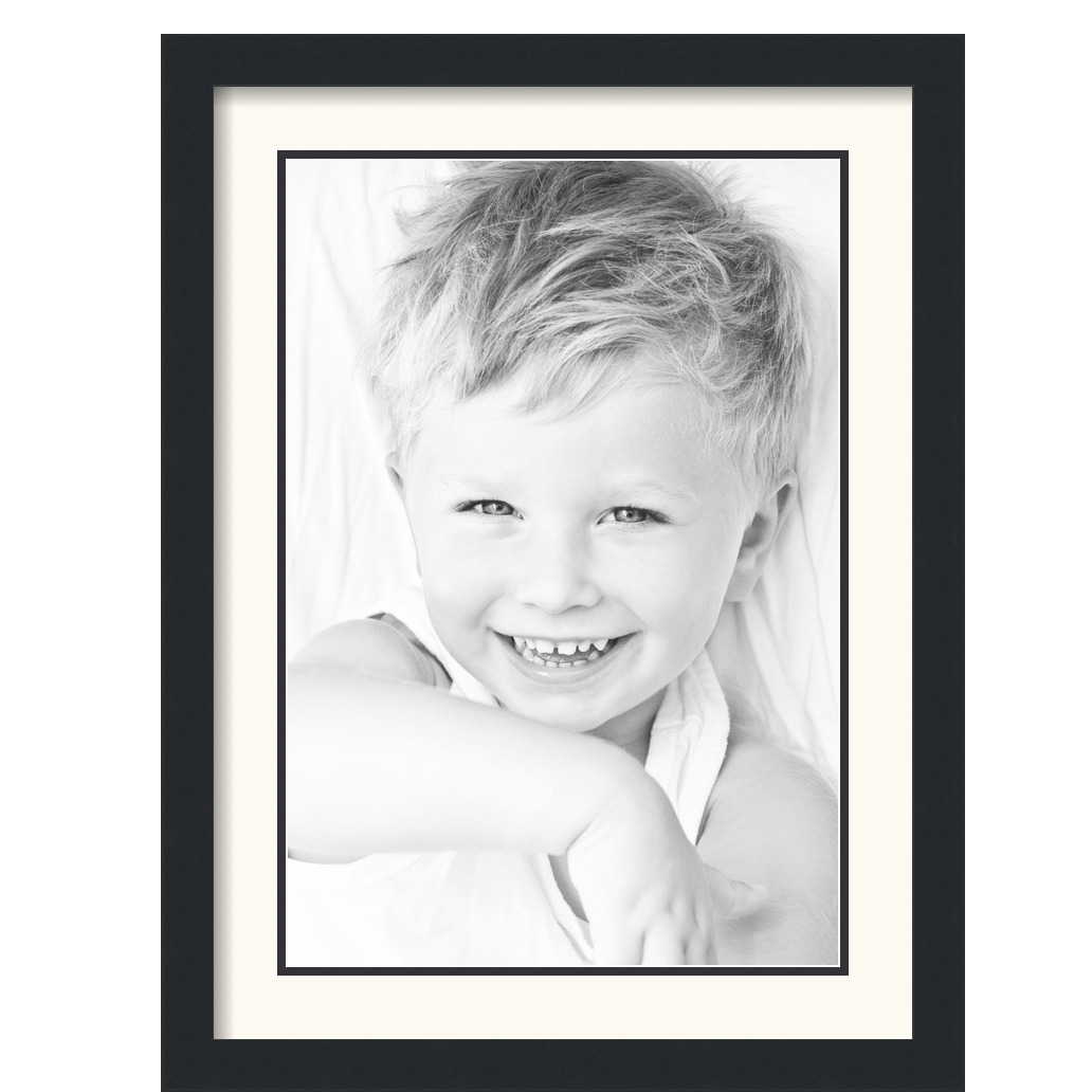 Marco de foto negro enmarañado ArtToFrames 17x23 con alfombra doble de 2", apertura de 13x19 - Imagen 434 de 497