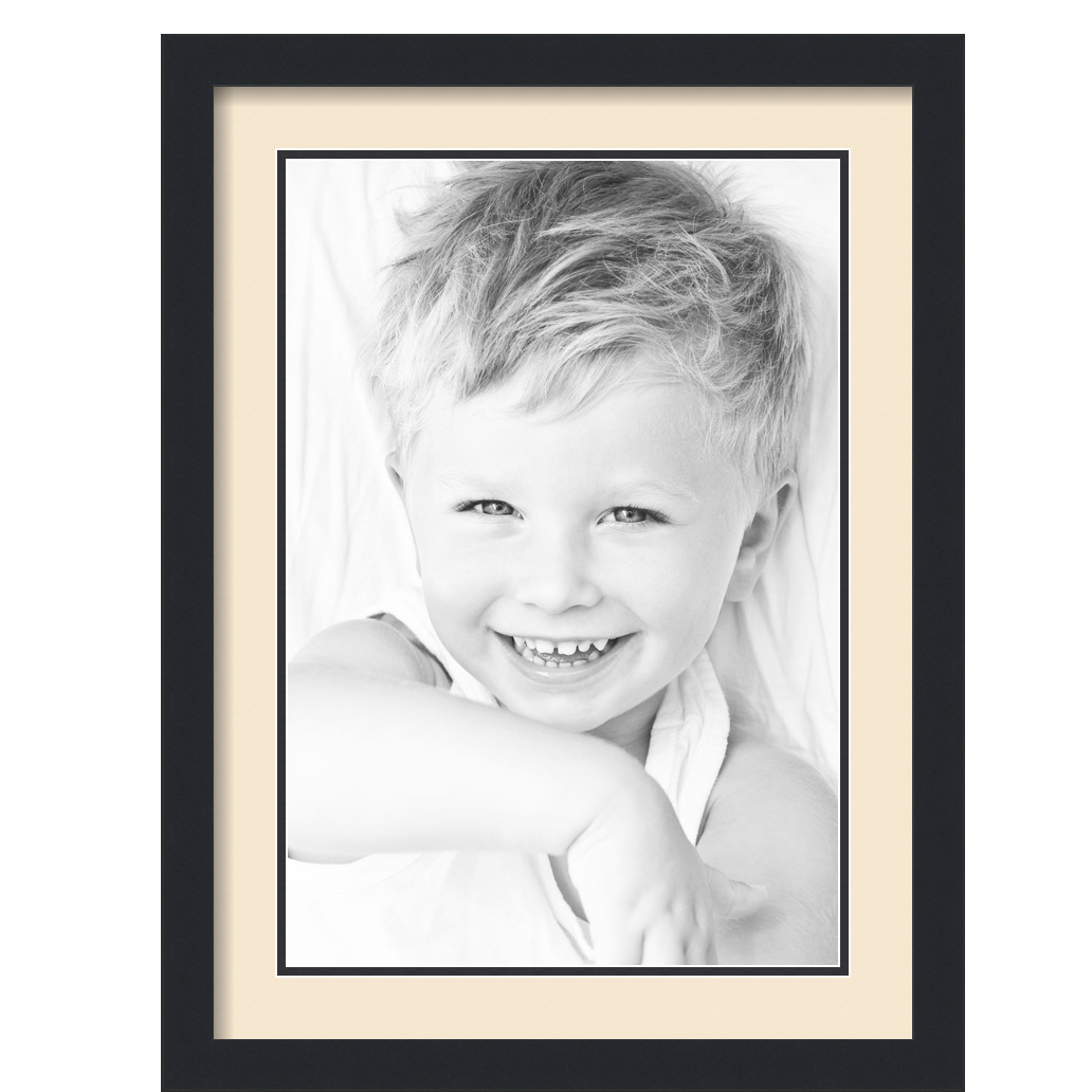 Marco de foto negro enmarañado ArtToFrames 17x23 con alfombra doble de 2", apertura de 13x19 - Imagen 266 de 497