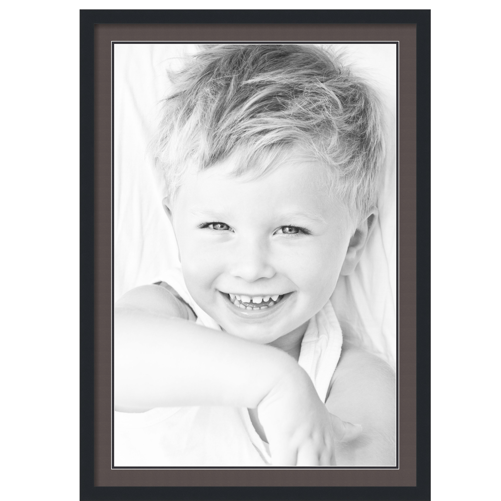 ArtToFrames Matted 28x40 Black Picture Frame with 2" Double Mat, 24x36 Opening - Picture 98 of 497