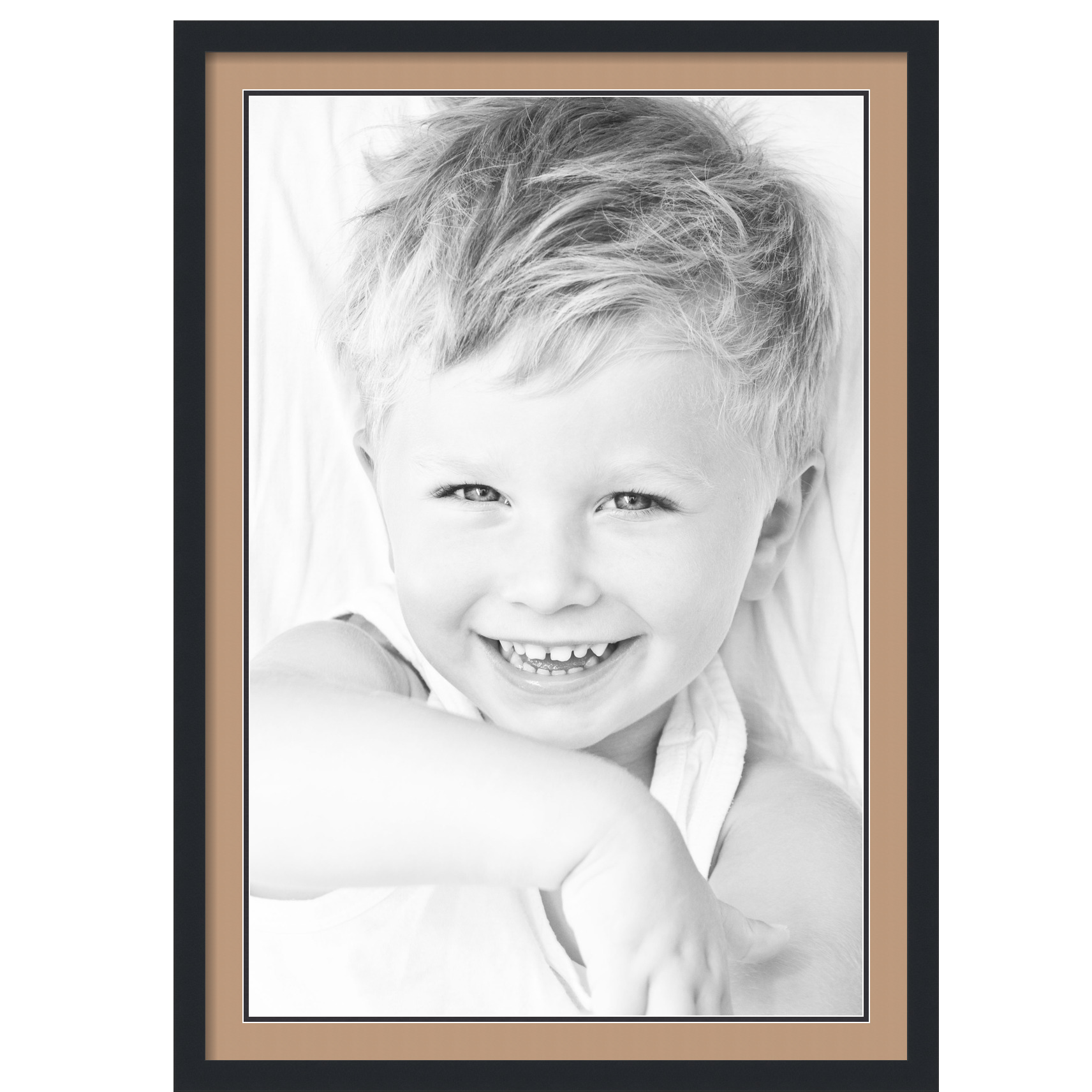 ArtToFrames Matted 28x40 Black Picture Frame with 2" Double Mat, 24x36 Opening - Picture 114 of 497