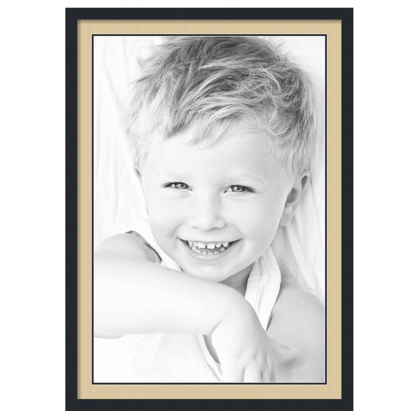 ArtToFrames Matted 28x40 Black Picture Frame with 2" Double Mat, 24x36 Opening - Picture 242 of 497