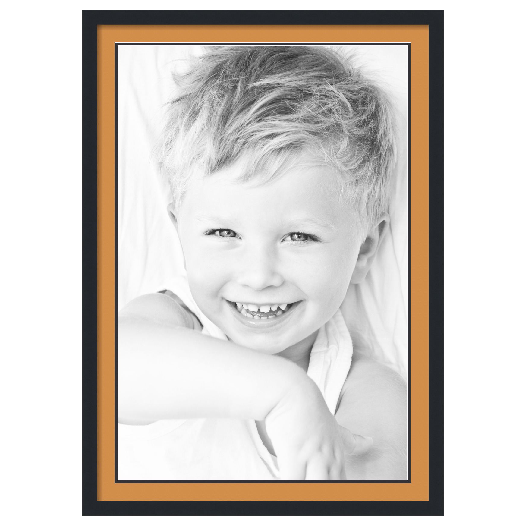 ArtToFrames Matted 28x40 Black Picture Frame with 2" Double Mat, 24x36 Opening - Picture 314 of 497