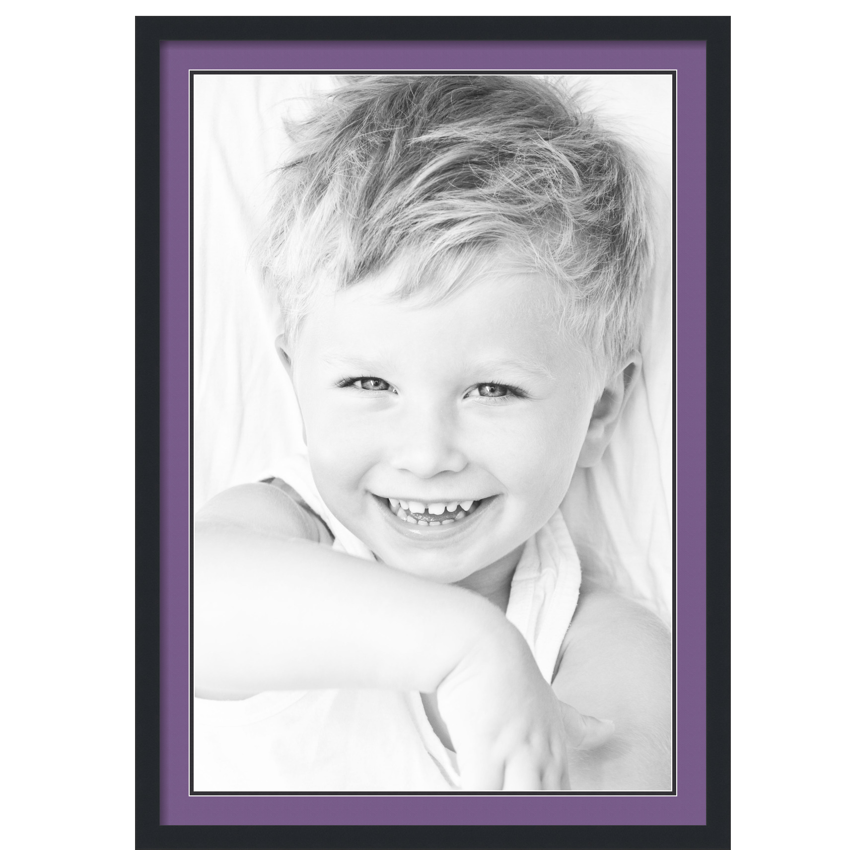 ArtToFrames Matted 28x40 Black Picture Frame with 2" Double Mat, 24x36 Opening - Picture 370 of 497