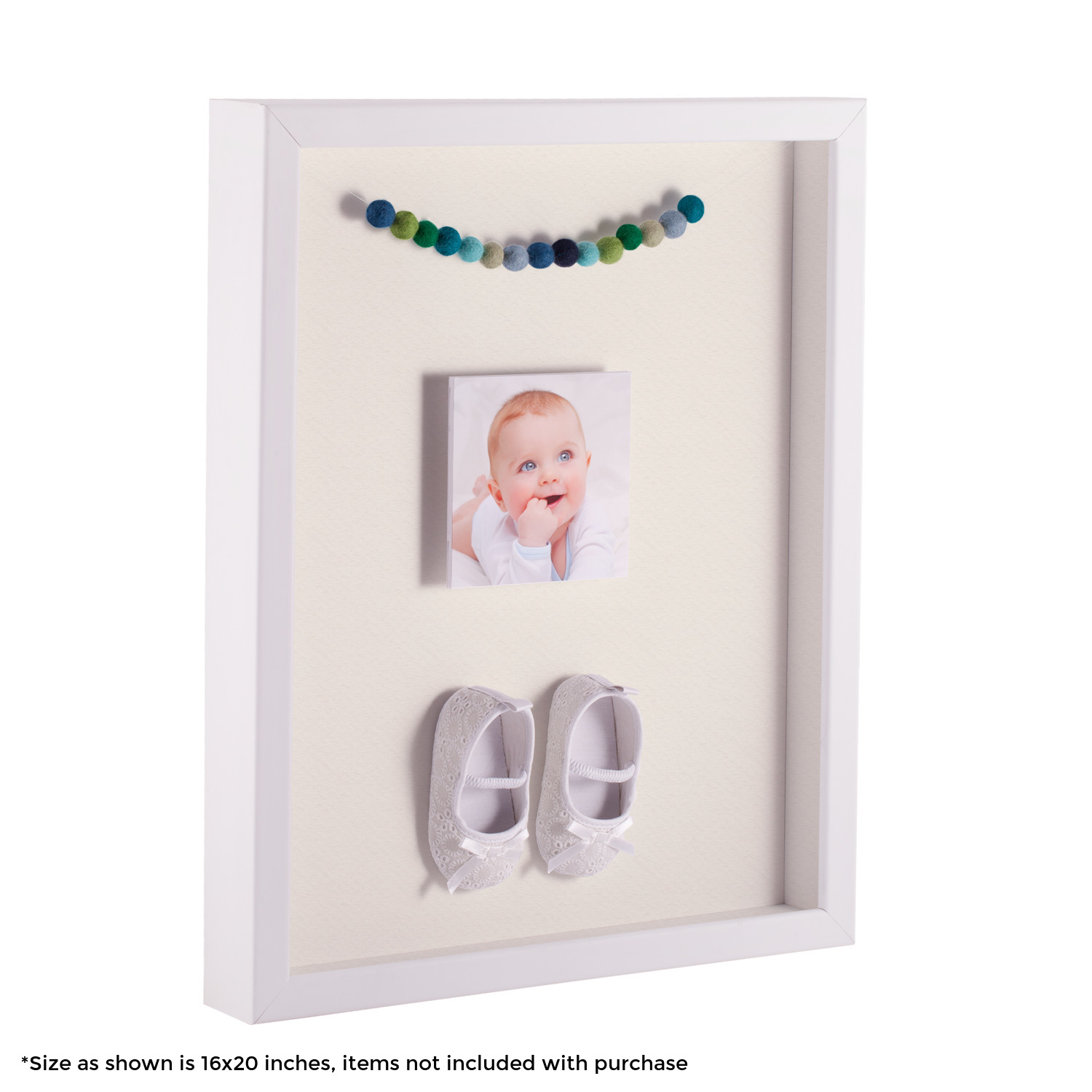 ArtToFrames 13x19" Shadow Box Frame, Framed in White, Various Colors