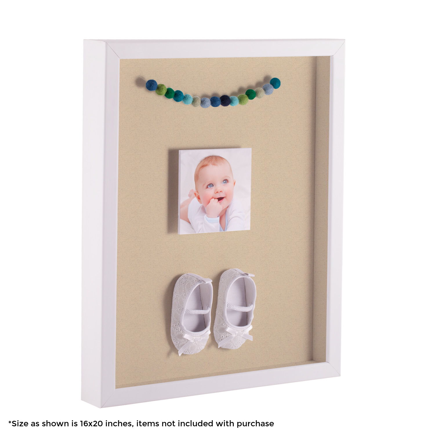 ArtToFrames 13x19" Shadow Box Frame, Framed in White, Various Colors