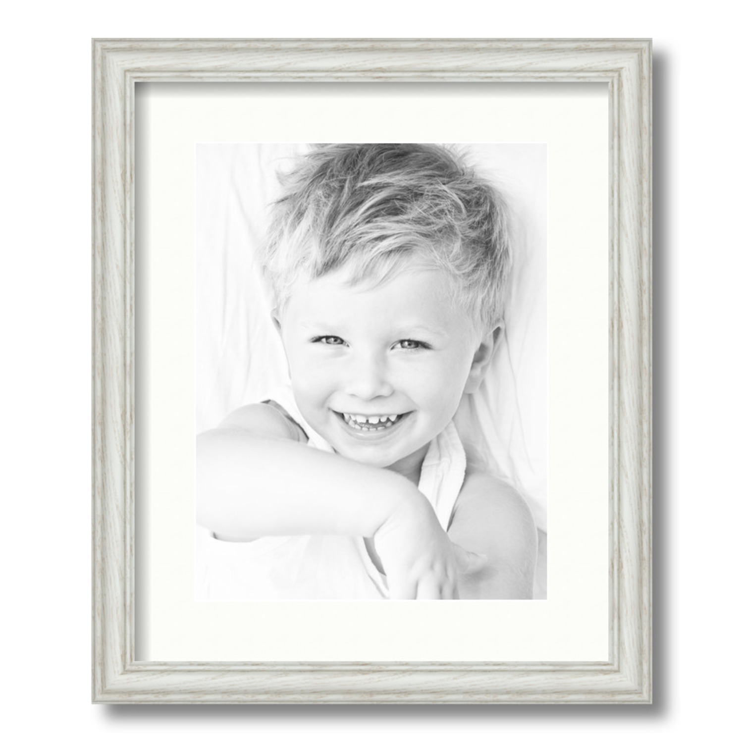 ArtToFrames Matted 14x17 White Picture Frame with 2" Mat, 10x13 Opening 4098