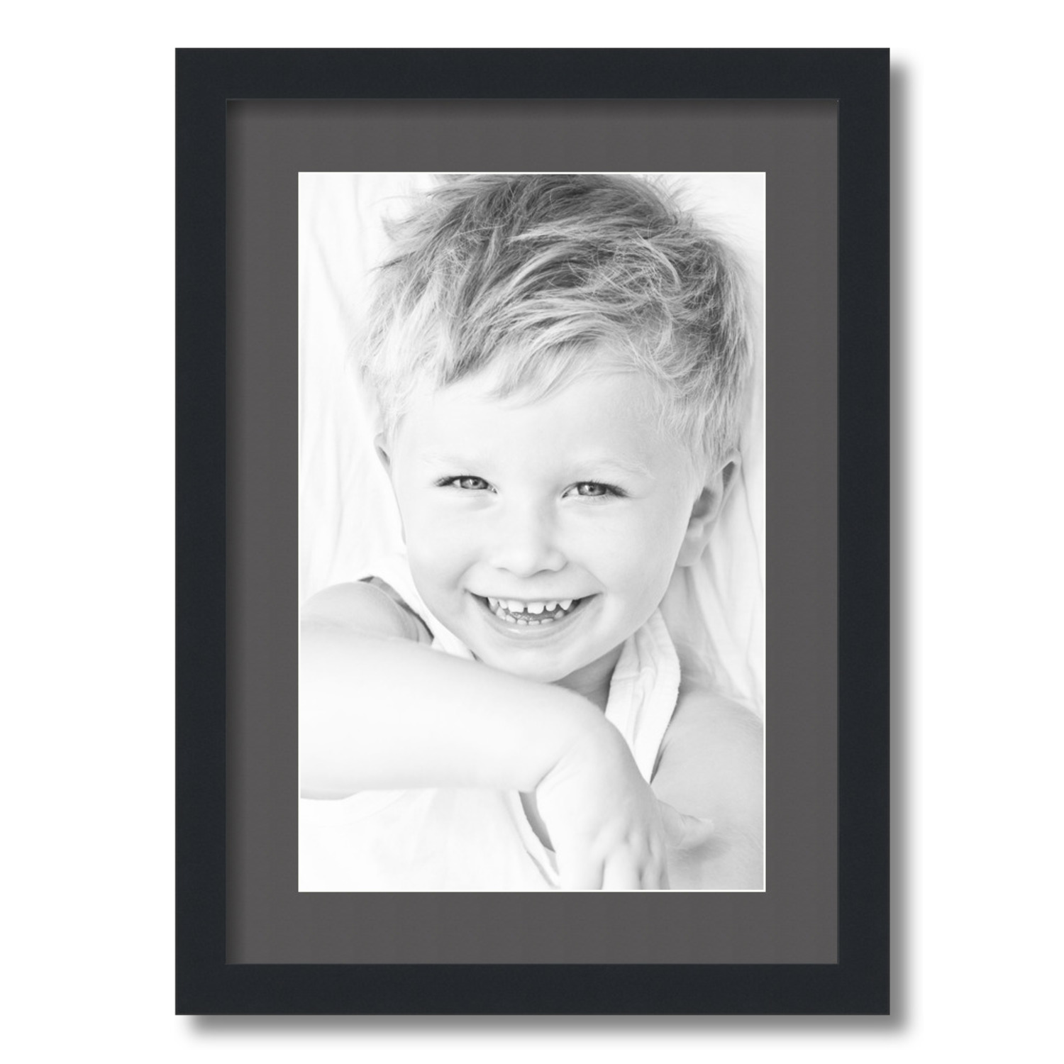 ArtToFrames Matted 15x21 Black Picture Frame with 2" Mat, 11x17 Opening 3926