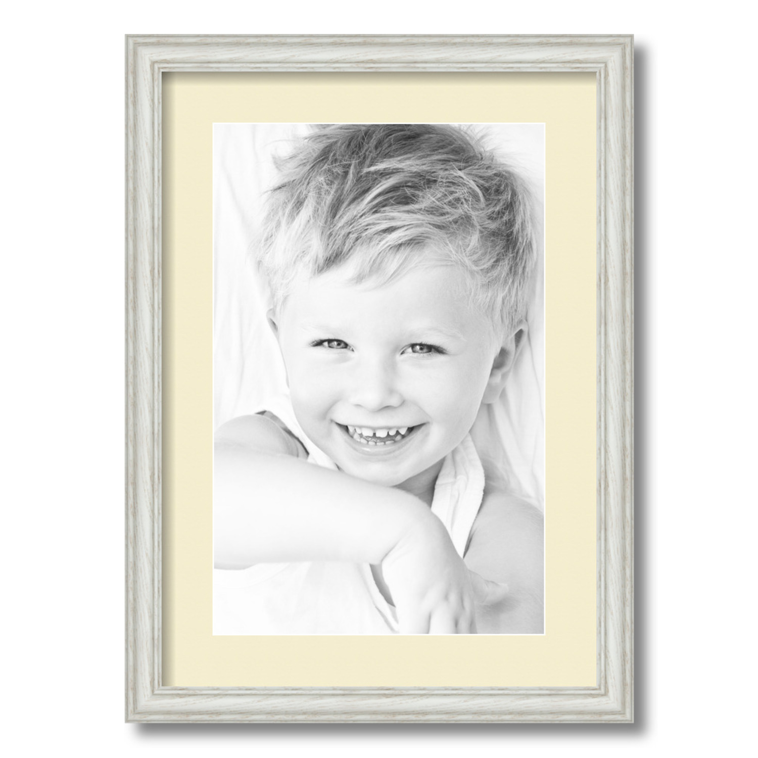 ArtToFrames Matted 15x21 White Picture Frame with 2" Mat, 11x17 Opening 4098