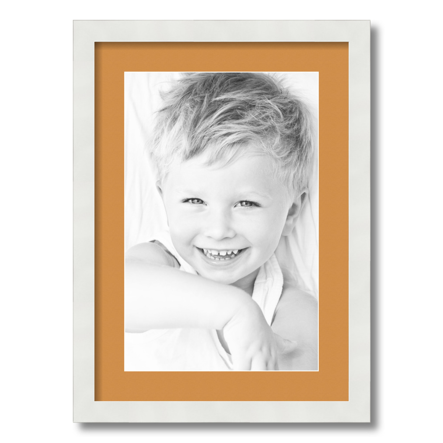 ArtToFrames Matted 15x21 White Picture Frame with 2" Mat, 11x17 Opening 3966