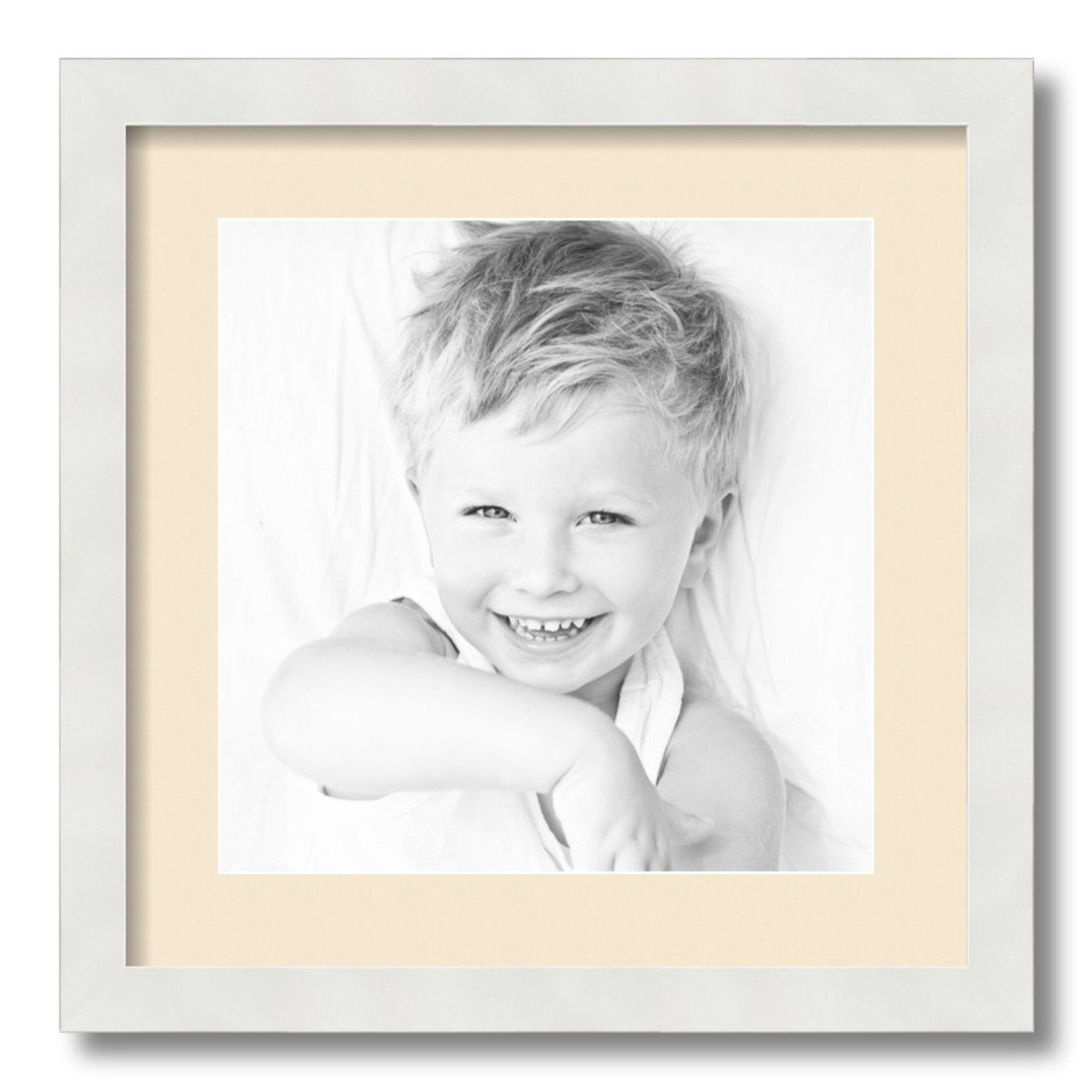 ArtToFrames Matted 16x16 White Picture Frame with 2" Mat, 12x12 Opening 3966 - Picture 394 of 489