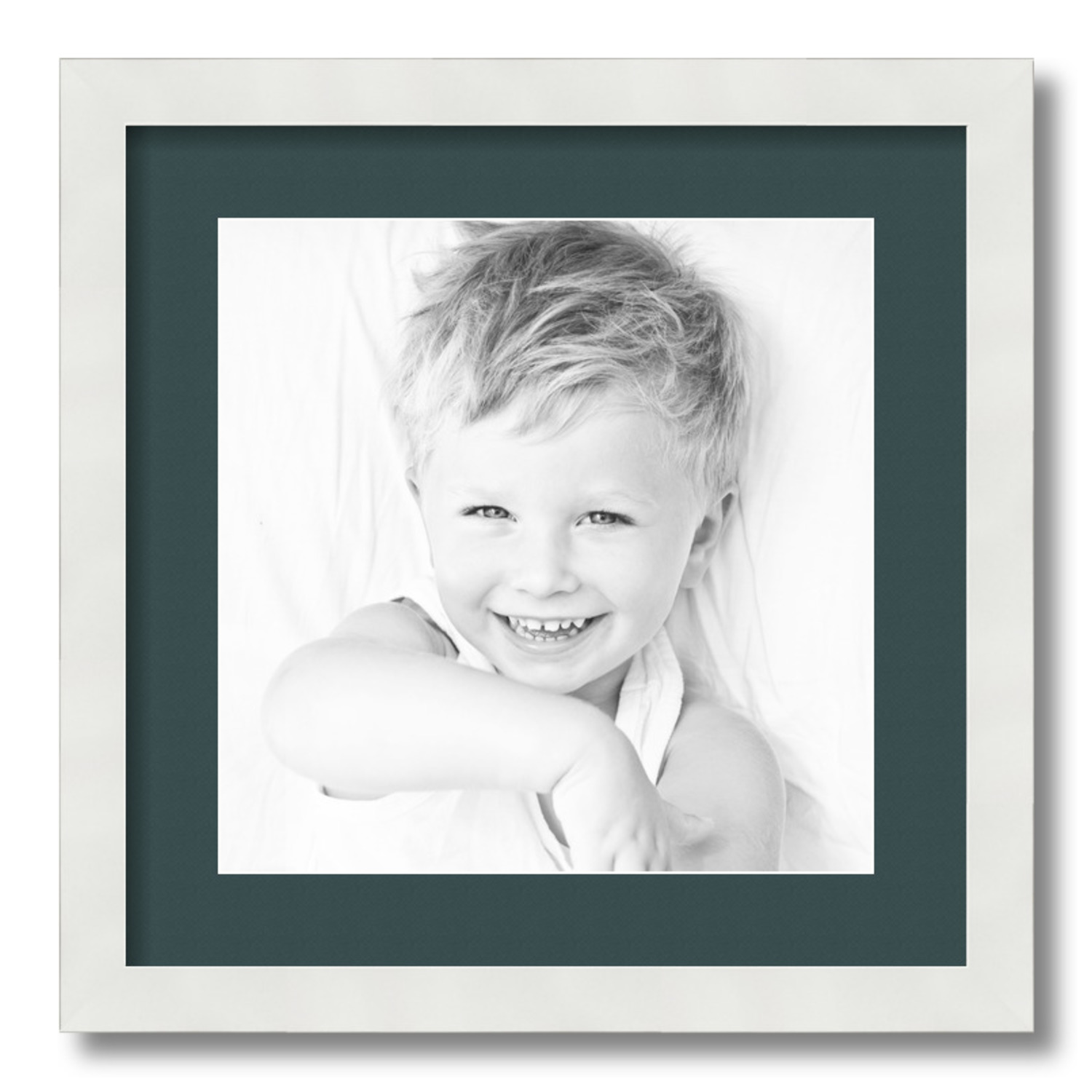 ArtToFrames Matted 16x16 White Picture Frame with 2" Mat, 12x12 Opening 3966 - Picture 194 of 489