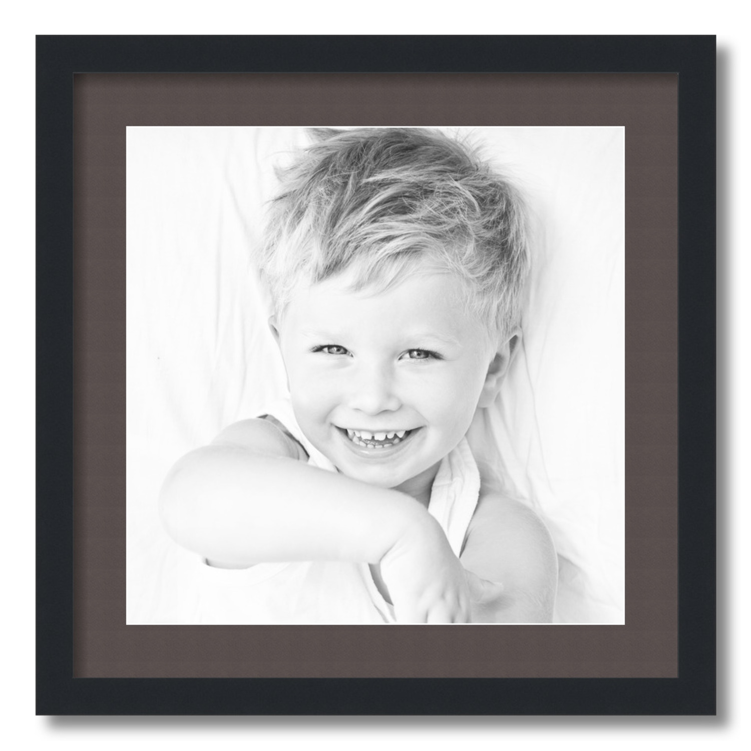 ArtToFrames Matted 20x20 Black Picture Frame with 2" Mat, 16x16 Opening 3926 - Picture 98 of 489