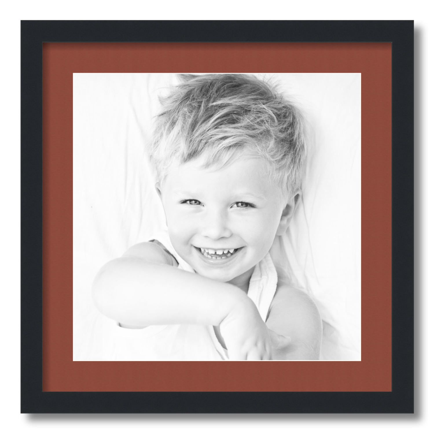 ArtToFrames Matted 20x20 Black Picture Frame with 2" Mat, 16x16 Opening 3926 - Picture 106 of 489