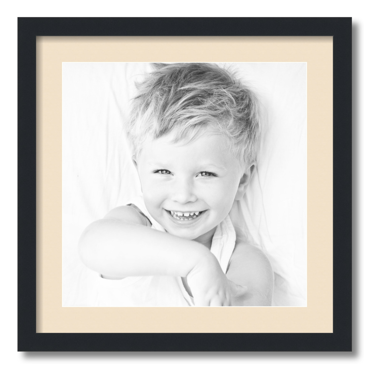 ArtToFrames Matted 20x20 Black Picture Frame with 2" Mat, 16x16 Opening 3926 - Picture 434 of 489