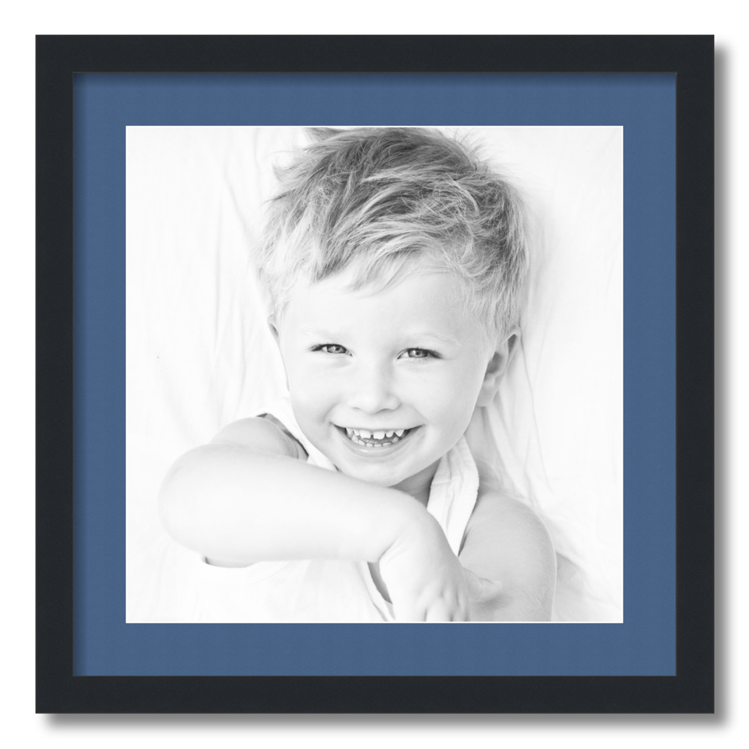 ArtToFrames Matted 20x20 Black Picture Frame with 2" Mat, 16x16 Opening 3926 - Picture 82 of 489