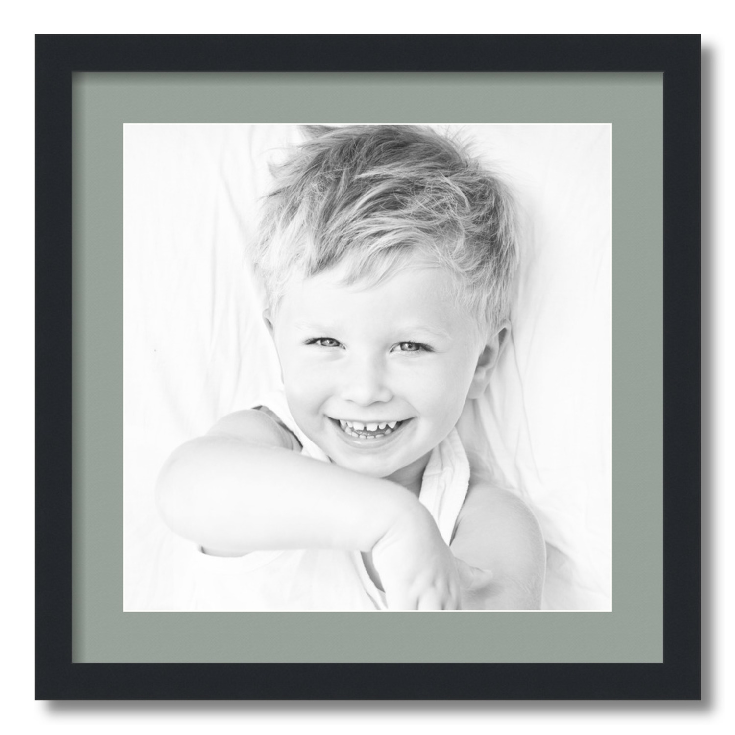 ArtToFrames Matted 20x20 Black Picture Frame with 2" Mat, 16x16 Opening 3926 - Picture 386 of 489