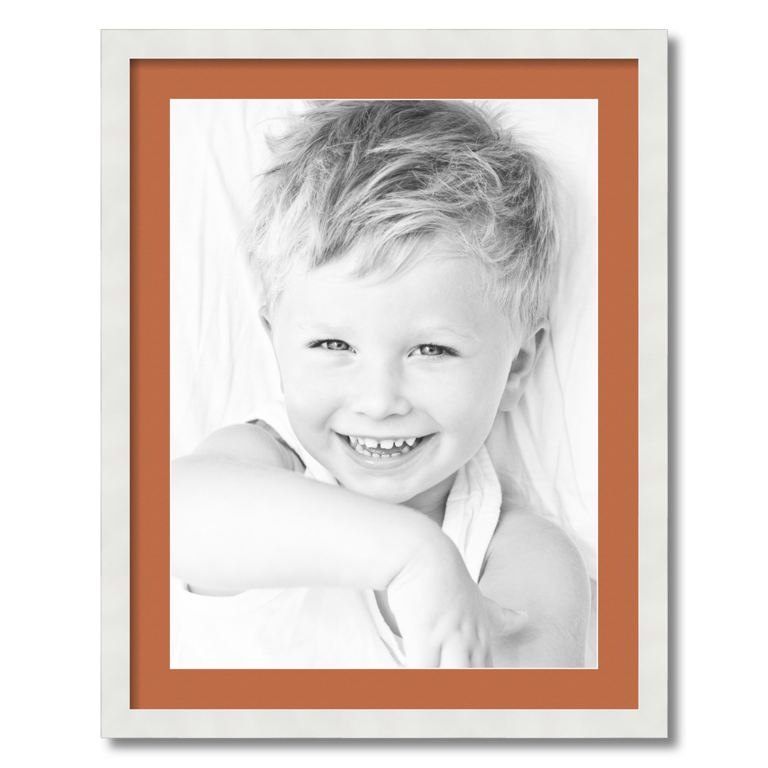 ArtToFrames Matted 22x28 White Picture Frame with 2" Mat, 18x24 Opening 3966