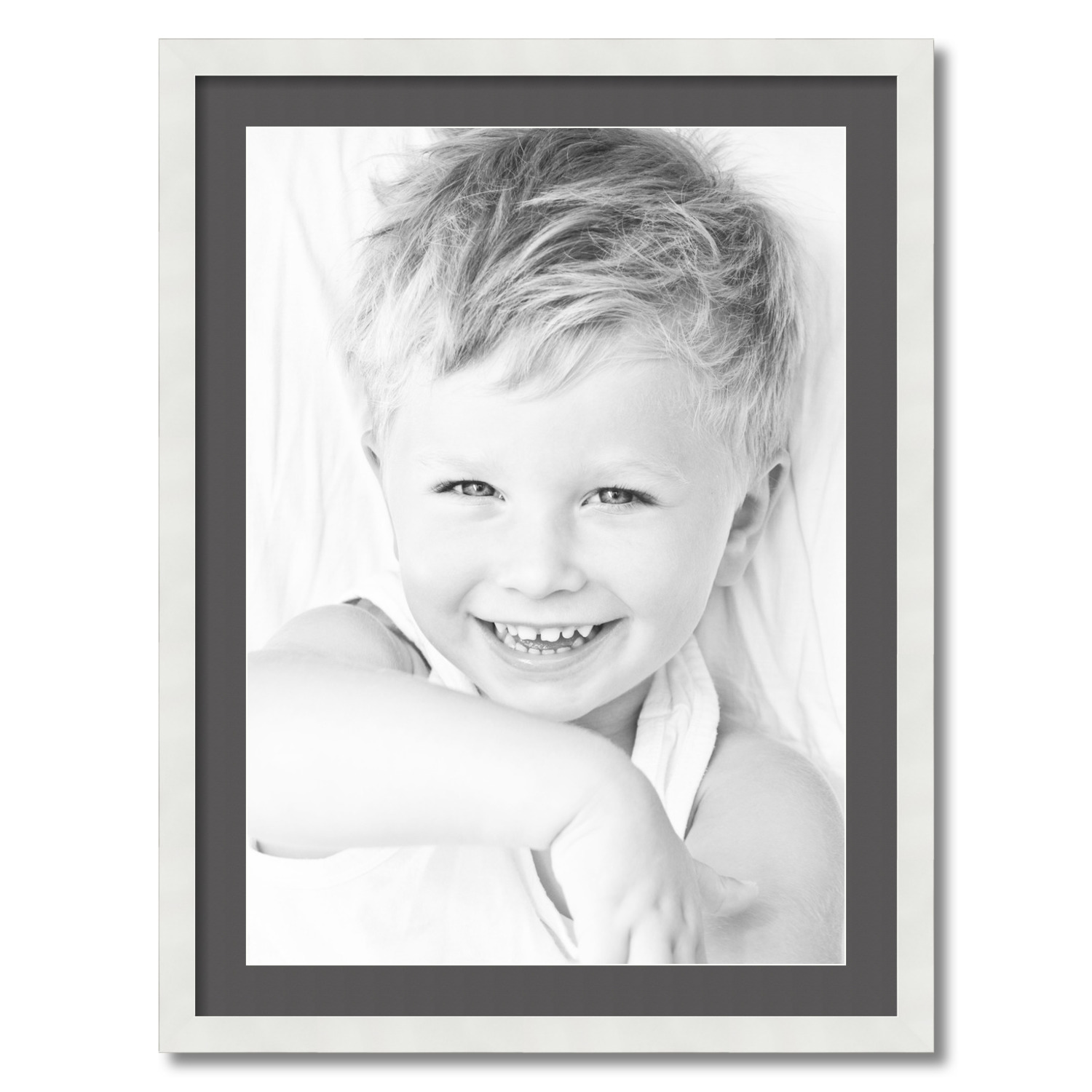 ArtToFrames Matted 24x32 White Picture Frame with 2" Mat, 20x28 Opening 3966