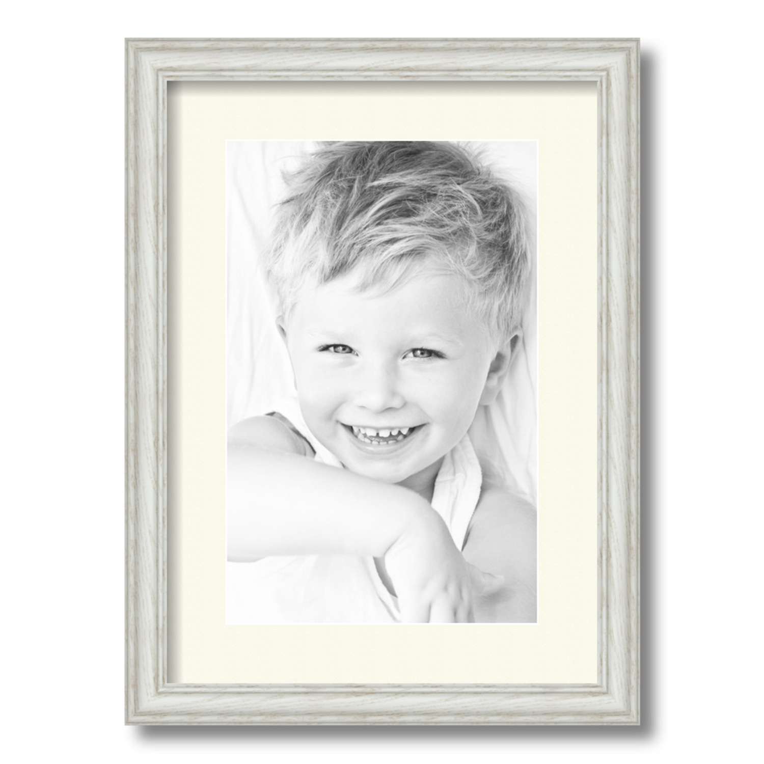 ArtToFrames Matted 12.5x18 White Picture Frame with 2" Mat, 8.5x14 Opening 4098